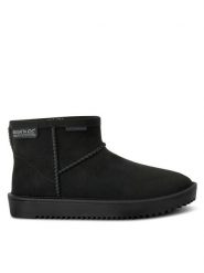 Regatta Kozaki RKF844 Czarny. Czarne buty zimowe chłopięce Regatta, bez wzorów, ze skóry, bez zapięcia. Za 119.99 zł.