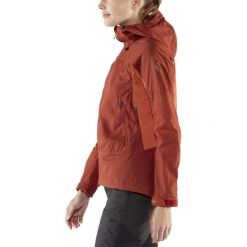 Kurtka turystyczna Abisko Lite Trekking Jacket W - pomarańczowa. Czerwone kurtki sportowe damskie Fjällräven, na zimę, m, bez wzorów, z materiału, bez kaptura, narciarskie. Za 1,191.50 zł.