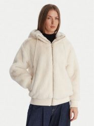 Guess Futro W5BL66 W3890 Écru Regular Fit. Płaszcze damskie Guess, xs, z aplikacjami, z futra, bez kaptura. Za 699.99 zł.