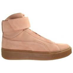 Buty damskie za kostkę sportowe Puma PLATFORM MID OW Wn’s. Brązowe obuwie sportowe damskie Puma, bez wzorów. W wyprzedaży za 159.00 zł.