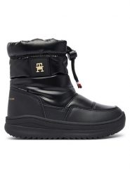 Tommy Hilfiger Śniegowce Loki T3AD-35206-1474 M Czarny. Czarne buty zimowe dziewczęce Tommy Hilfiger, bez wzorów, bez zapięcia. Za 534.99 zł.
