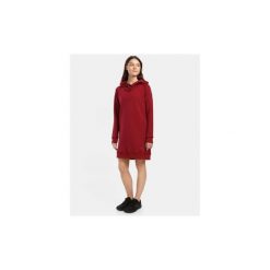 Długa bluza z kapturem Kilpi HEYDEN-W. Czerwone bluzy damskie Kilpi, bez wzorów, z kapturem, trekkingowe. Za 422.05 zł.