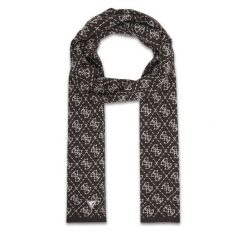 Szalik Guess. Brązowe szaliki męskie Guess, z aplikacjami. Za 299.99 zł.