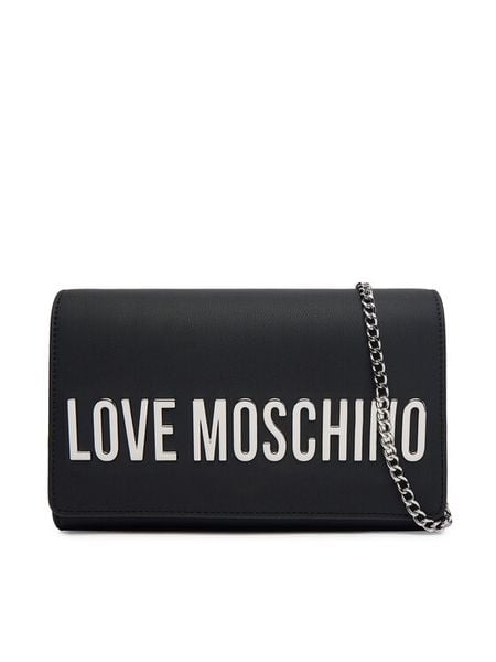 LOVE MOSCHINO Torebka JC4103PP1OKD000B Czarny. Czarne torebki do ręki damskie Love Moschino, bez wzorów, ze skóry, wizytowe, bez dodatków. Za 699.99 zł.