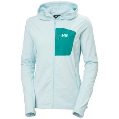 Bluza damska z kapturem Helly Hansen Versalite. Niebieskie bluzy damskie Helly Hansen, bez wzorów, z polaru, z kapturem. Za 465.00 zł.