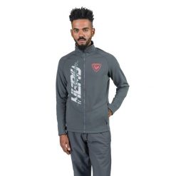 Bluza Rossignol męska New Hero Classique Clim szara. Szare bluzy męskie Rossignol, na zimę, l, bez wzorów, z materiału, bez kaptura. Za 489.00 zł.