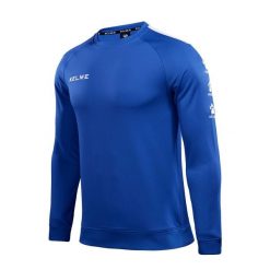 Kelme Sudadera Lince Azul Unisex. Niebieskie swetry damskie Kelme, na zimę, bez wzorów, bez kołnierzyka, bez ramiączek, bez kaptura. W wyprzedaży za 107.45 zł.
