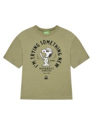 United Colors Of Benetton T-Shirt 3X1SC10NI Zielony Regular Fit. Zielone t-shirty dla chłopców United Colors Of Benetton, bez wzorów, z bawełny, bez ramiączek. Za 59.99 zł.