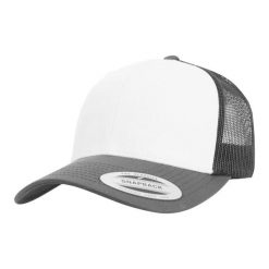 Retro Trucker Cap. Białe czapki i kapelusze damskie FLEXFIT, bez wzorów, retro. Za 51.99 zł.