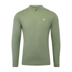 Męska bluza performance Essential z półzamkiem. Zielone bluzy męskie KEADA SPORTS, m, bez wzorów, z materiału, bez kaptura, do biegania. Za 170.00 zł.
