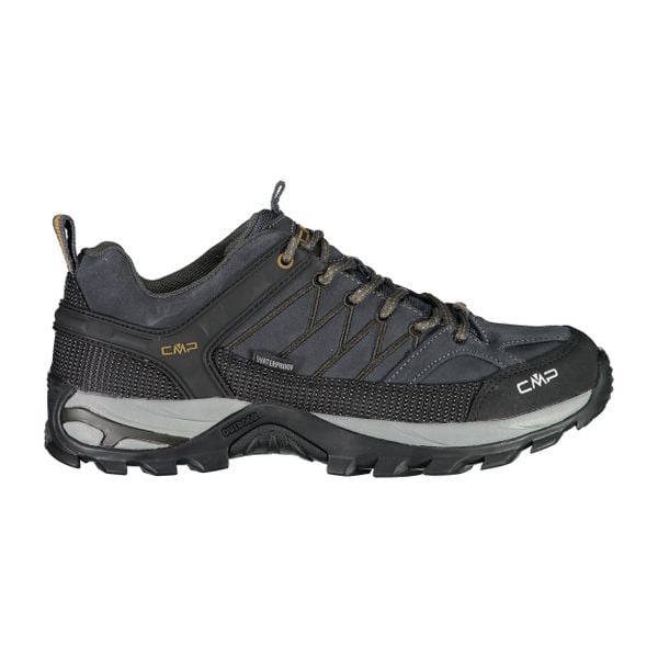 Niskie buty trekkingowe CMP Rigel waterprof. Brązowe trekkingi męskie CMP, outdoorowe. Za 358.00 zł.