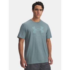 T-Shirt Męski Under Armour Koszulka Męska Ua Sportstyle Logo. Szare t-shirty męskie Under Armour, m, bez wzorów, sportowe, bez kołnierzyka. Za 91.10 zł.