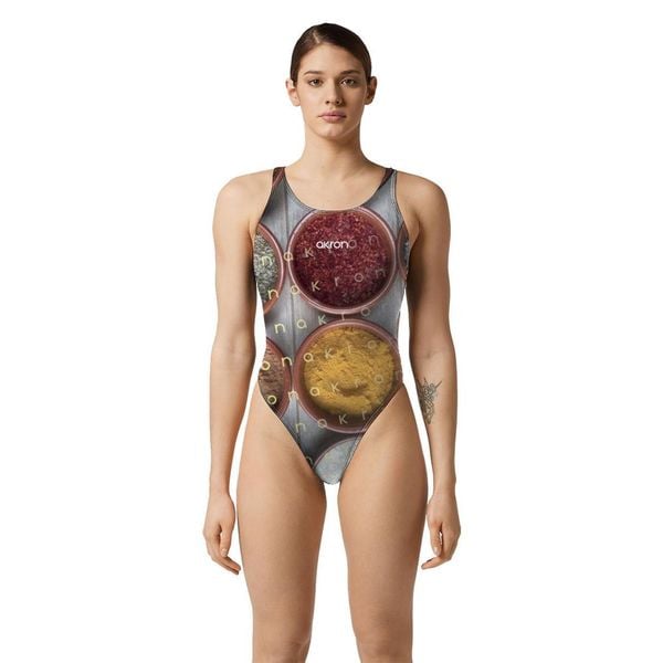 Strój Kąpielowy Akron Zory – Rozmiar 36. Kostiumy jednoczęściowe damskie AKRON, xs, bez wzorów, sportowe, do pływania. Za 934.30 zł.