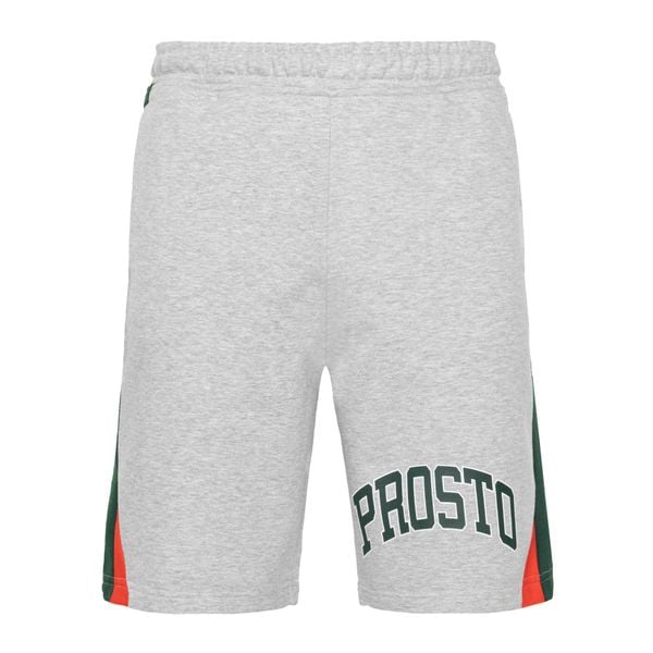 Spodenki męskie PROSTO Skroozit. Szare krótkie spodenki sportowe męskie Prosto., l, bez wzorów, z bawełny. Za 149.99 zł.