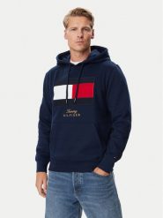 Tommy Hilfiger Bluza Gifting Flag MW0MW45189 Granatowy Regular Fit. Niebieskie bluzy męskie Tommy Hilfiger, l, bez wzorów, bez kaptura. Za 569.99 zł.
