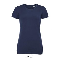 Koszulka damska Sol's Millenium. Niebieskie t-shirty damskie SOL'S, l, bez wzorów, z materiału, eleganckie, bez kołnierzyka. Za 85.95 zł.