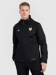 4F Kurtka softshell wiatroodporna membrana 5000 uniseks 4F x Drift Masters - czarna M. Czarne kurtki męskie 4f, m, bez wzorów, z dzianiny, do biegania, windstopper. Za 349.99 zł.