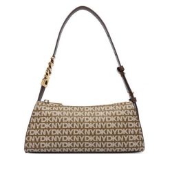 Torebka DKNY. Brązowe torebki do ręki damskie DKNY, bez wzorów, klasyczne, bez dodatków. Za 609.99 zł.