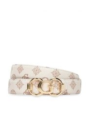 Guess Pasek Damski BW9244 P5330 Écru. Paski damskie Guess, z aplikacjami, ze skóry. Za 189.99 zł.