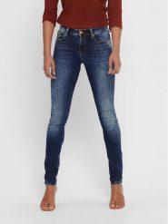 ONLY Jeansy Shape 15159137 Granatowy Skinny Fit. Niebieskie jeansy damskie Only. Za 209.99 zł.