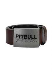 Pasek męski Pitbull skórzany TNT. Brązowe paski damskie PITBULL, bez wzorów, ze skóry. Za 83.99 zł.