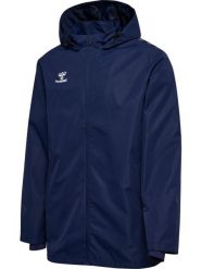 Wodoodporna kurtka Hummel Authentic All Weather. Niebieskie kurtki damskie Hummel, xl, bez wzorów, z elastanu, z kapturem. Za 256.43 zł.