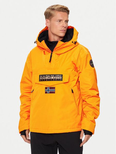 Napapijri Kurtka anorak Rainforest Next NP0A4IB9 Pomarańczowy Regular Fit. Brązowe kurtki męskie Napapijri, m, bez wzorów, z syntetyku, bez kaptura. Za 709.99 zł.