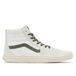 Buty do chodzenia męskie Vans VN0A4BVTR2S. Białe buty sportowe męskie Vans, z materiału, bez zapięcia, trekkingowe. Za 399.00 zł.