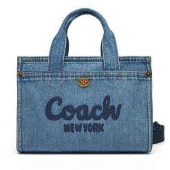 Torebka Coach. Niebieskie torebki do ręki damskie Coach, bez wzorów, klasyczne, bez dodatków. Za 1,219.00 zł.