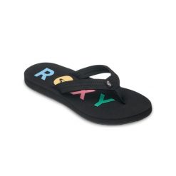 Sandały dla Kobiety VISTA Czarny. Czarne klapki damskie Roxy, bez wzorów, sportowe, bez obcasa. Za 109.99 zł.