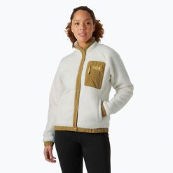 Bluza damska Helly Hansen Imperial Pile Snap. Białe bluzy damskie Helly Hansen, xs, bez wzorów, bez kaptura. Za 499.99 zł.