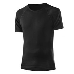 Koszulka Löffler Transtex® Merino. Czarne koszulki sportowe męskie LOFFLER, na zimę, l, bez wzorów, bez kołnierzyka, bez ramiączek, rowerowe. Za 398.50 zł.