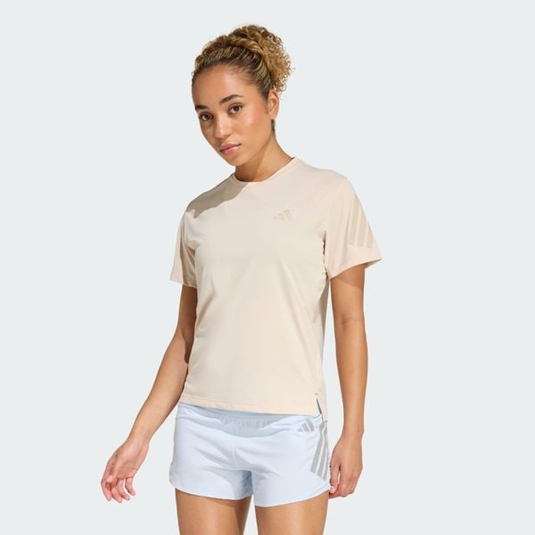 Koszulka adi365 CLIMACOOL. Brązowe koszulki sportowe damskie Adidas, l, bez wzorów, z dzianiny, klasyczne, bez kołnierzyka. Za 149.00 zł.