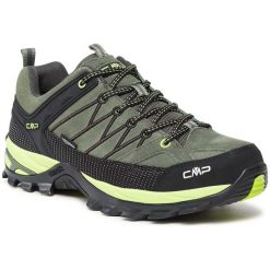 Buty turystyczne męskie CMP Rigel Low WP. Zielone trekkingi męskie CMP, trekkingowe. Za 319.99 zł.
