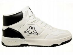 Buty na co dzień unisex KAPPA BROOME MF za kostkę wysokie. Białe obuwie sportowe damskie Kappa, bez wzorów, z gumy, trekkingowe. Za 153.00 zł.