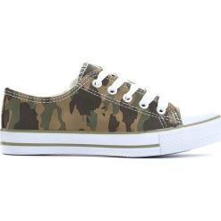 Ciemnozielone Moro Trampki Jump and Dance. Buty sportowe chłopięce marki Born2be. Za 14.99 zł.