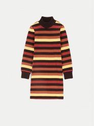 Coccodrillo Sukienka dzianinowa ZC4129101RGJ Kolorowy Regular Fit. Sukienki dla dziewczynek COCCODRILLO, bez wzorów, z bawełny, bez ramiączek. Za 69.90 zł.