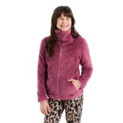 Dziewczęcy polar rozpinany na całej długości Protest Riri. Czerwone buty zimowe dziewczęce Protest, bez wzorów, z polaru, bez zapięcia. Za 245.00 zł.