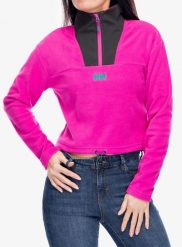 Bluza damska Helly Hansen Daybreaker Cropped Fleece. Czerwone bluzy damskie Helly Hansen, xs, bez wzorów, z materiału, bez kaptura. Za 274.20 zł.