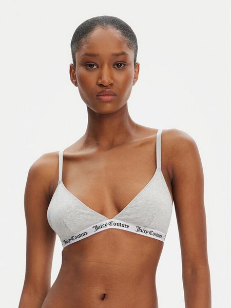 Juicy Couture Biustonosz braletka JCLQB224518 Szary. Szare biustonosze Juicy Couture, bez wzorów, z bawełny. Za 52.99 zł.