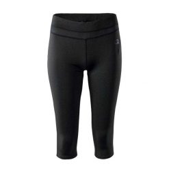 Legginsy 3/4 Damskie Dahim. Czarne legginsy damskie IQ, s, bez wzorów, z elastanu, na fitness i siłownię. Za 81.96 zł.