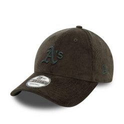 Czapka z daszkiem męska 9FORTY Oakland Athletics MLB Cord Cap. Zielone czapki i kapelusze męskie New Era, na lato, bez wzorów, z bawełny, sportowe. Za 139.99 zł.