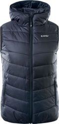 Hi-Tec Kamizelka damska Lady Solnis Black r. S. Czarne kurtki damskie Hi-tec, s, bez wzorów, bez kaptura. Za 152.98 zł.