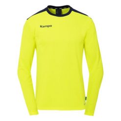 Dżersej z długim rękawem Kempa Emotion 27. Niebieskie koszulki sportowe męskie Kempa, bez wzorów, z dżerseju, bez kołnierzyka, bez ramiączek, do piłki ręcznej. Za 180.00 zł.