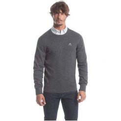 Polo Club C.H..A Sweter Męski Xxl Ciemnoszary. Szare swetry przez głowę męskie Polo Club C.H..A, z okrągłym kołnierzem. W wyprzedaży za 239.00 zł.