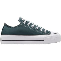 Buty sportowe Converse Chuck Taylor All Star Lift. Niebieskie trampki i tenisówki damskie Converse, bez wzorów, retro, bez zapięcia. Za 390.00 zł.