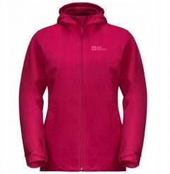 Jack Wolfskin Moonrise 3in1 Jkt W 1115621-2160 Różowe XS. Czerwone kurtki damskie Jack Wolfskin, xs, bez wzorów, bez kaptura. Za 443.77 zł.