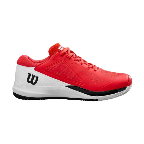 Buty do tenisa Wilson Rush Pro Ace Clay. Białe buty sportowe męskie Wilson, bez zapięcia, tenisowe. W wyprzedaży za 392.00 zł.