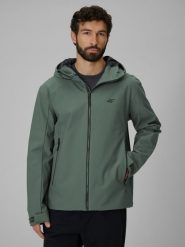 4F Kurtka przejściowa membrana 5000 męska - zielona XL. Zielone kurtki męskie 4f, m, bez wzorów, ze skóry, bez kaptura. Za 299.99 zł.