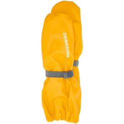Rękawiczki dziecięce Didriksons Pileglove. Żółte rękawiczki dziecięce Didriksons, bez wzorów. Za 73.99 zł.